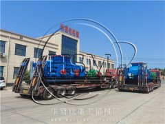 兩臺(tái)1810型液壓對輥破碎機(jī)一起發(fā)往河北秦皇島